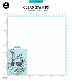 BL Clear Stamp Party Giraffe Essentials 90x67x3mm 1 PC nr.407-2