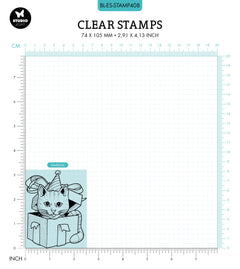 BL Clear Stamp Cat In A Box Essentials 82x64x3mm 1 PC nr.408-2