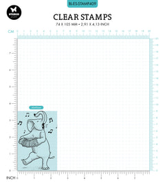 BL Clear Stamp Singing Elephant Essentials 90x60x3mm 1 PC nr.409-2