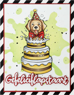 BL Clear Stamp Birthday Dog Essentials 96x45x3mm 1 PC nr.410-3