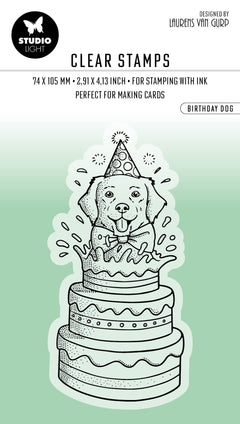 BL Clear Stamp Birthday Dog Essentials 96x45x3mm 1 PC nr.410-1
