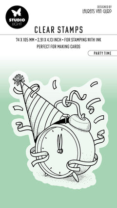 BL Clear Stamp Party Time Essentials 80x67x3mm 1 PC nr.411-1