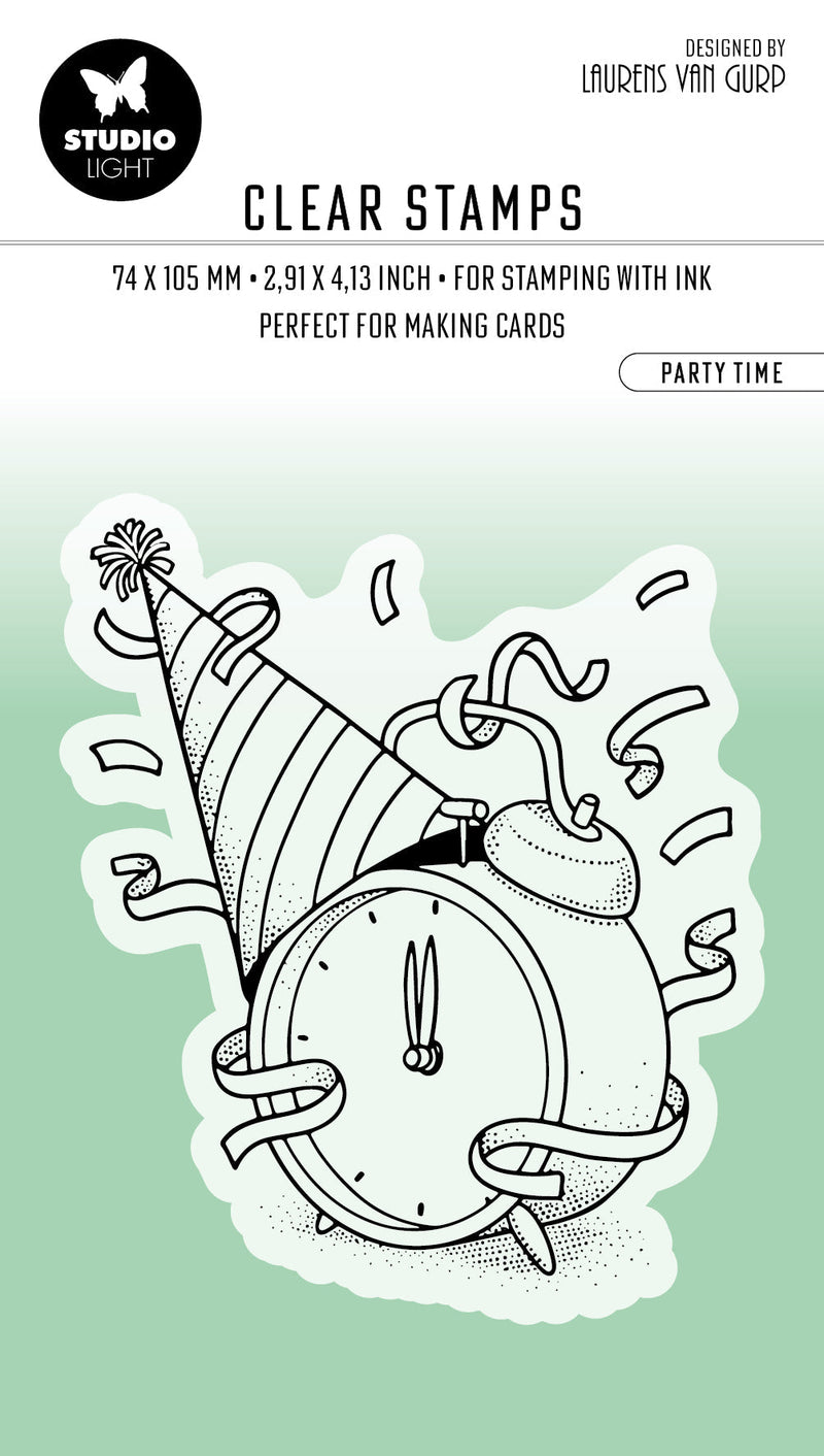BL Clear Stamp Party Time Essentials 80x67x3mm 1 PC nr.411-1