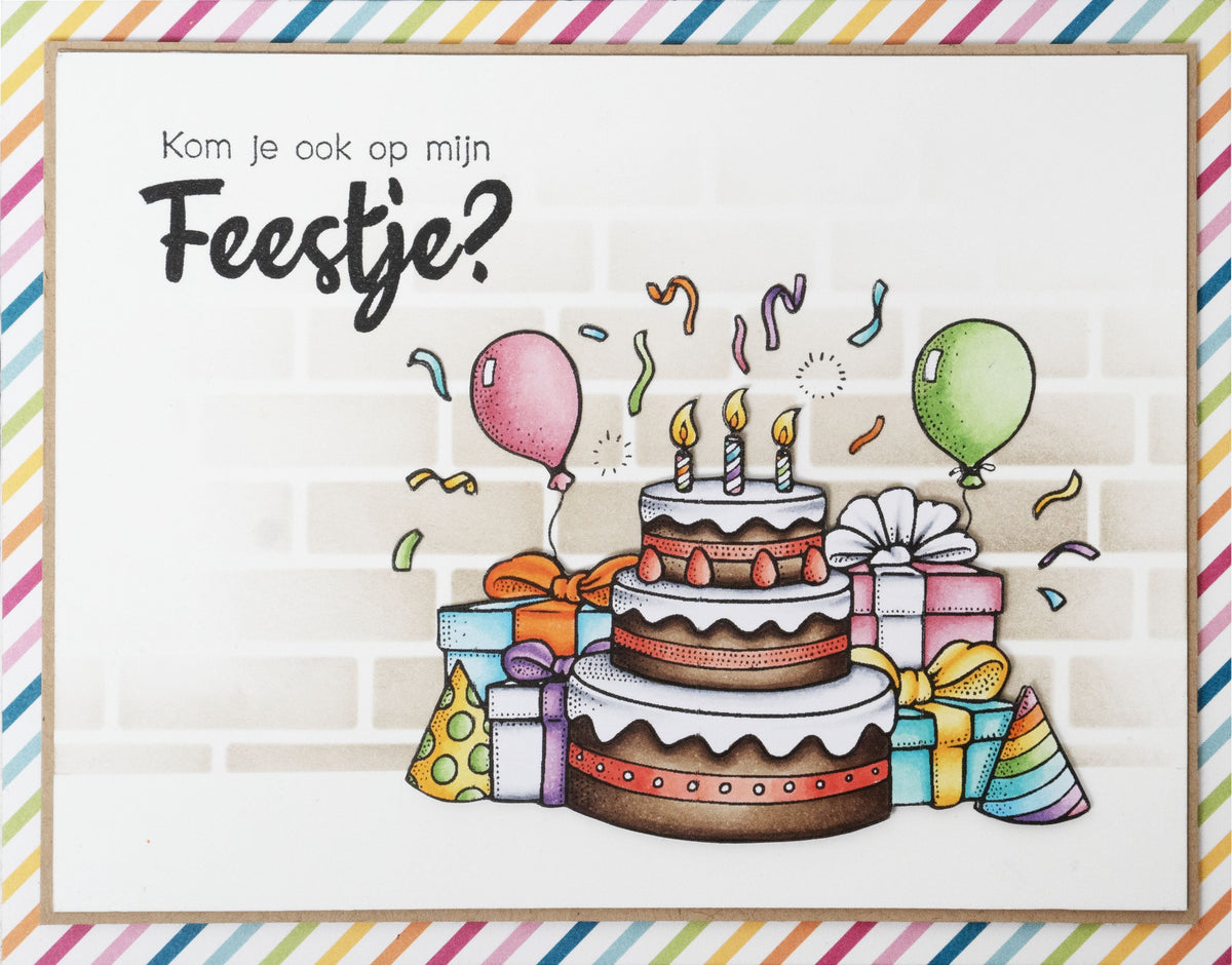 BL Clear Stamp Cake Party Essentials 80x64x3mm 1 PC nr.412-3