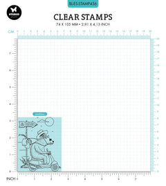 BL Clear Stamp To The Beach By Laurens 80x64x3mm 1 PC nr.456-2