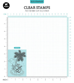 BL Clear Stamp Chilling Sloth By Laurens 91x63x3mm 1 PC nr.459-2