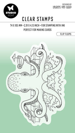 BL Clear Stamp Flip Flops By Laurens 63x89x3mm 1 PC nr.460-1