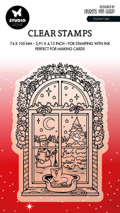 BL Clear Stamp Snowy Day By Laurens 89x64x3mm 1 PC nr.486-1