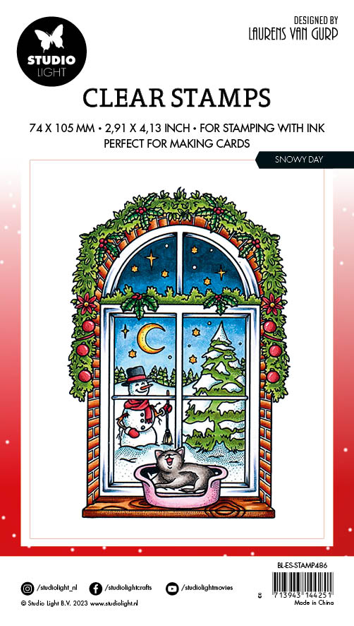 BL Clear Stamp Snowy Day By Laurens 89x64x3mm 1 PC nr.486-4
