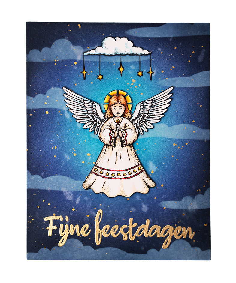 BL Clear Stamp Dear Angel By Laurens 89x64x3mm 4 PC nr.488-3