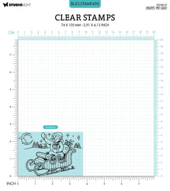 BL Clear Stamp Snowman By Laurens 89x64x3mm 1 PC nr.489-2