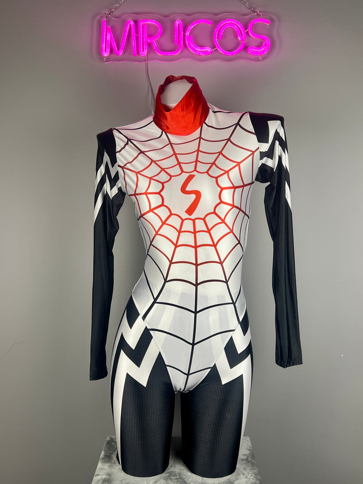 Woman Super Hero Spandex Open Crotch Cosplay Bodysuit Sexy Lingerie-8