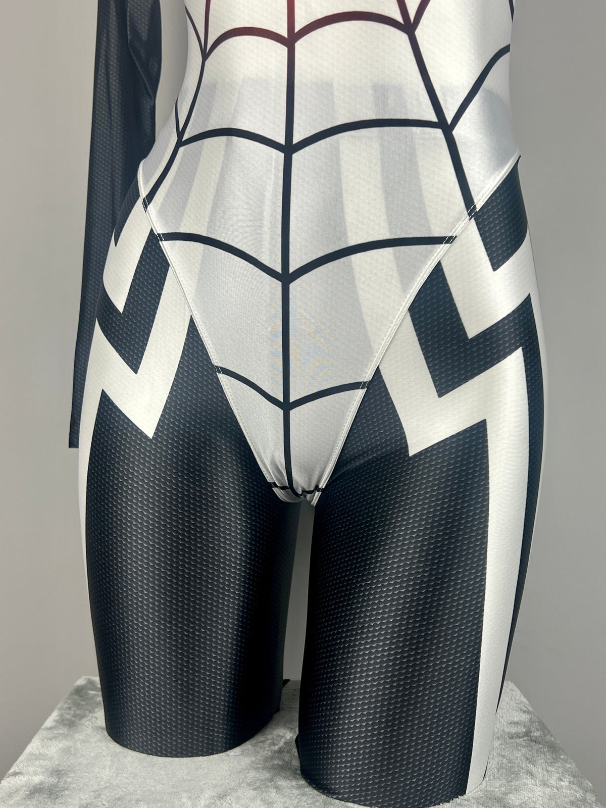 Woman Super Hero Spandex Open Crotch Cosplay Bodysuit Sexy Lingerie-11