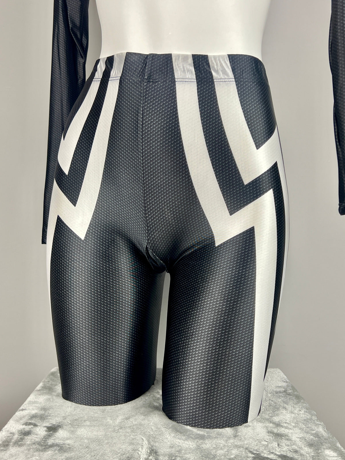 Woman Super Hero Spandex Open Crotch Cosplay Bodysuit Sexy Lingerie-14