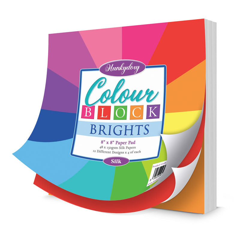 Colour Block Paper Pad - Brights - Silk-1
