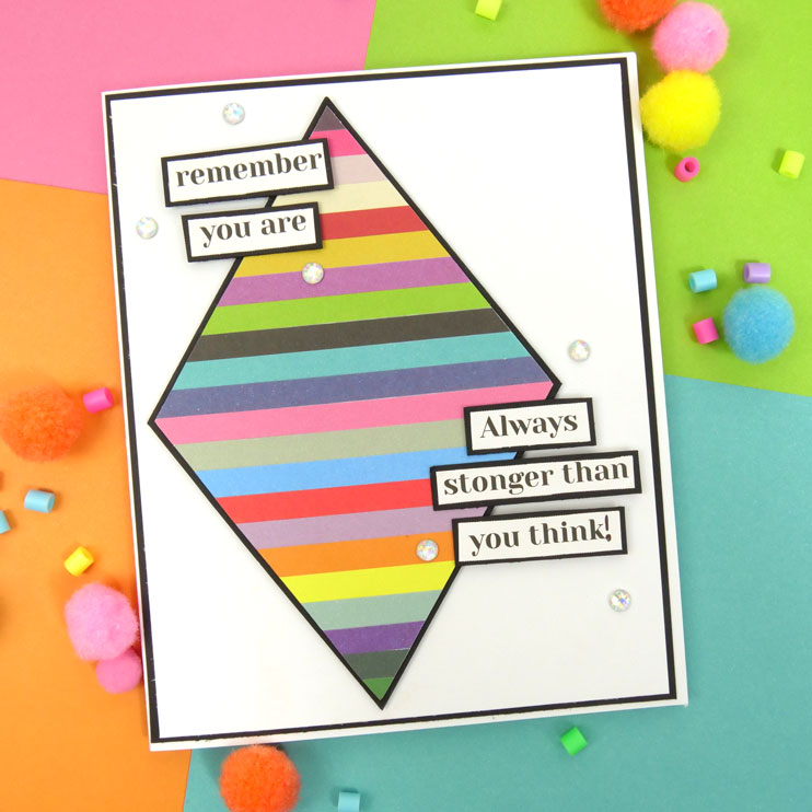 Colour Block Paper Pad - Brights - Matt-8
