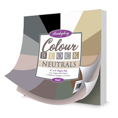 Colour Block Paper Pad - Neutrals - Matt-1