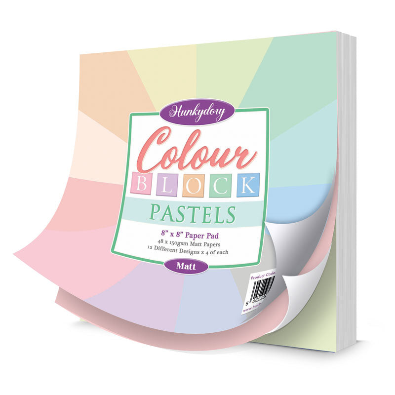 Colour Block Paper Pad - Pastels - Matt-1