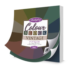 Colour Block Paper Pads - Vintage - Matt-1