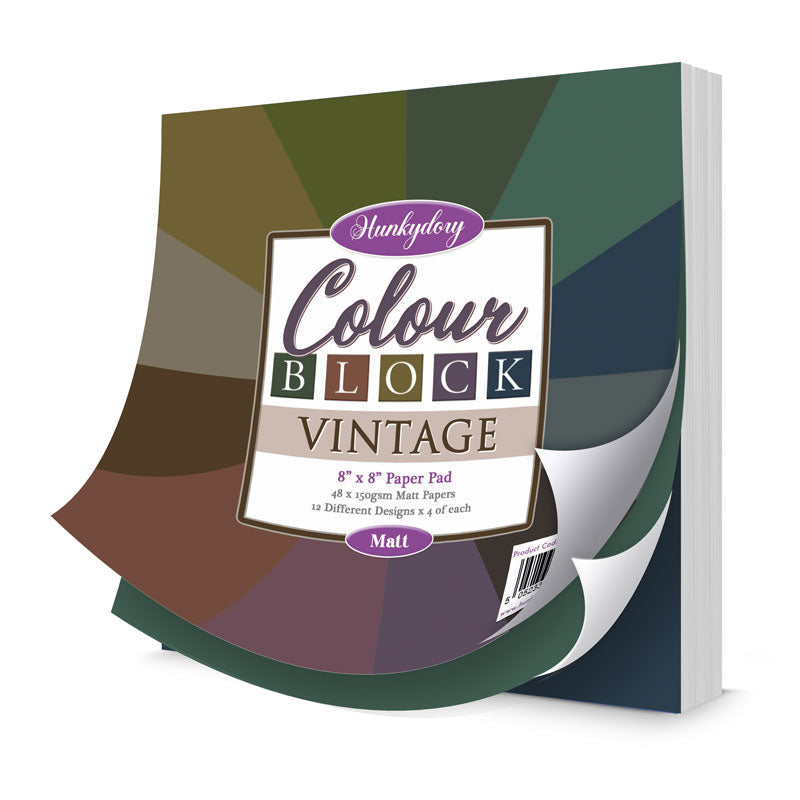 Colour Block Paper Pads - Vintage - Matt-1