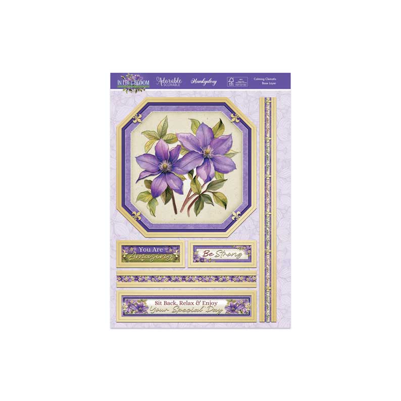 In Full Bloom Deco-Large Set - Calming Clematis-2
