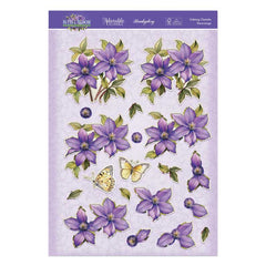 In Full Bloom Deco-Large Set - Calming Clematis-3