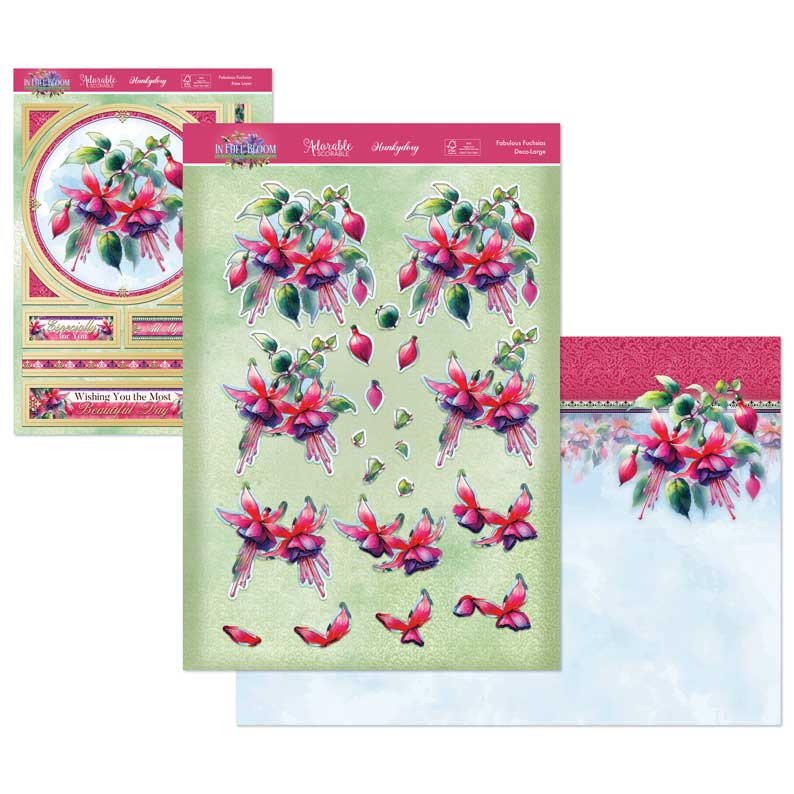 In Full Bloom Deco-Large Set - Fabulous Fuchsias-1
