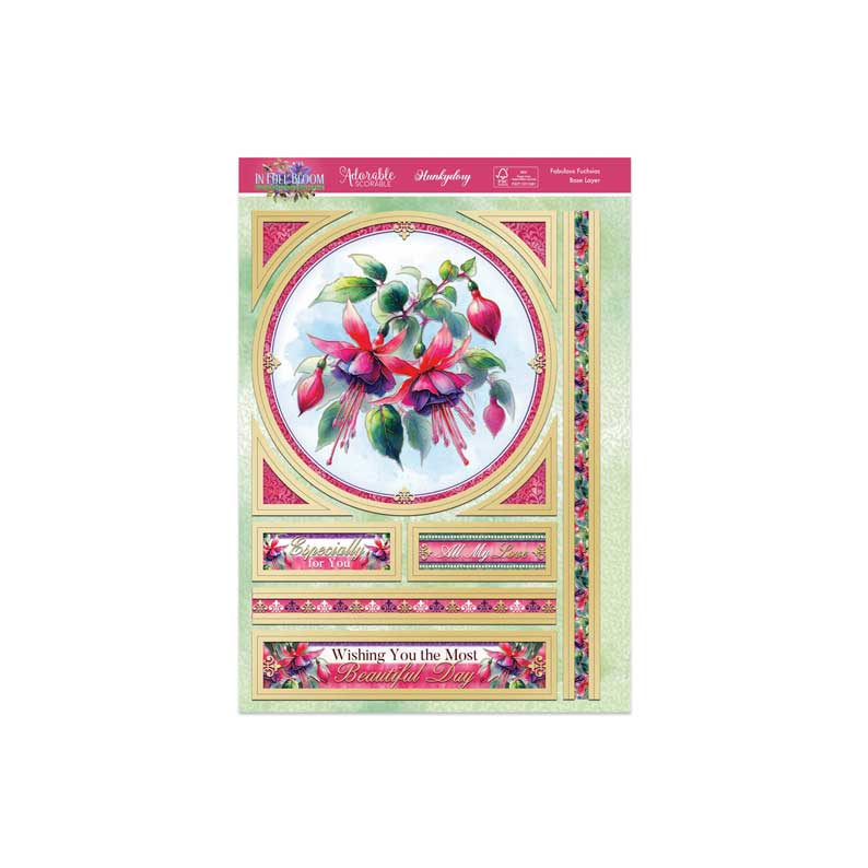 In Full Bloom Deco-Large Set - Fabulous Fuchsias-2