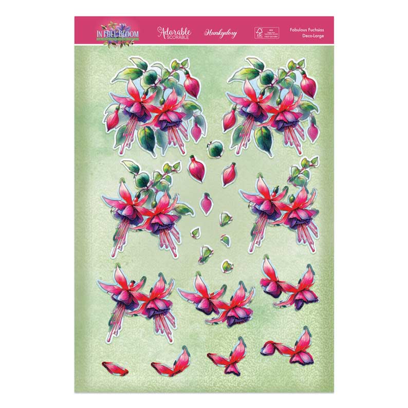 In Full Bloom Deco-Large Set - Fabulous Fuchsias-3