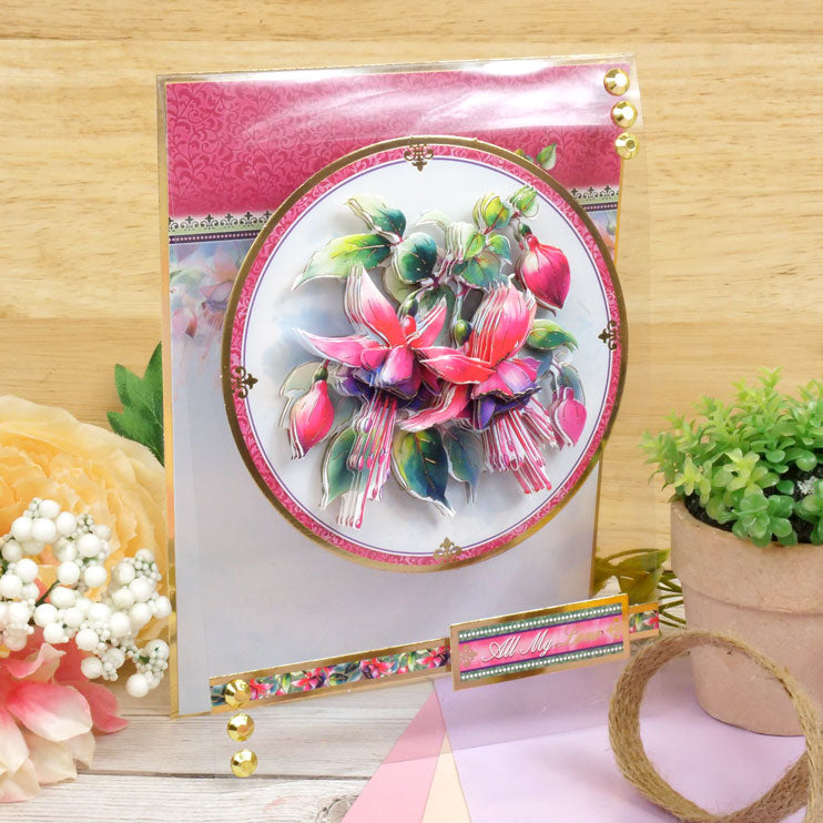In Full Bloom Deco-Large Set - Fabulous Fuchsias-7