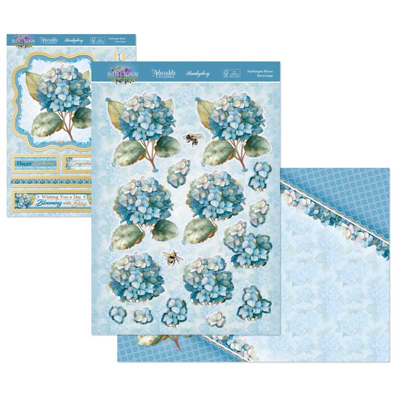 In Full Bloom Deco-Large Set - Hydrangea Bloom-1