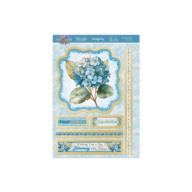 In Full Bloom Deco-Large Set - Hydrangea Bloom-2