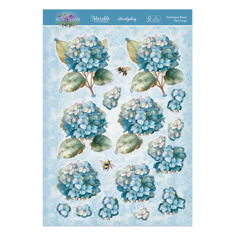In Full Bloom Deco-Large Set - Hydrangea Bloom-3