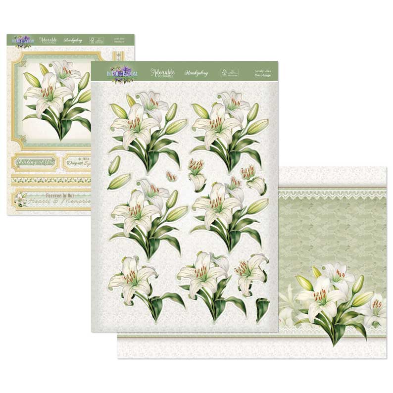In Full Bloom Deco-Large Set - Lovely Lilies-1