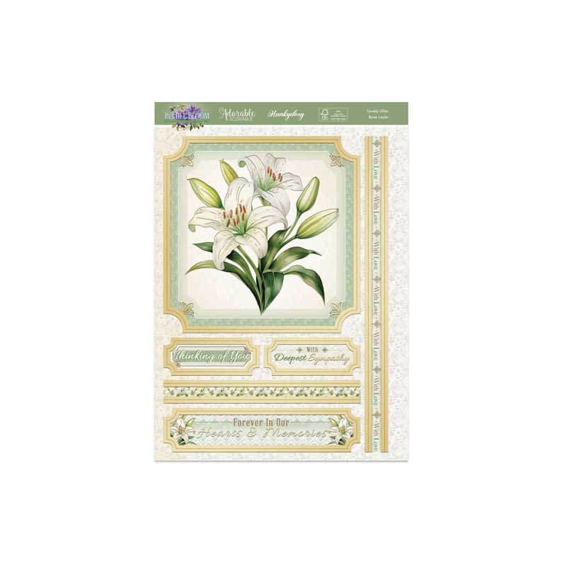 In Full Bloom Deco-Large Set - Lovely Lilies-2