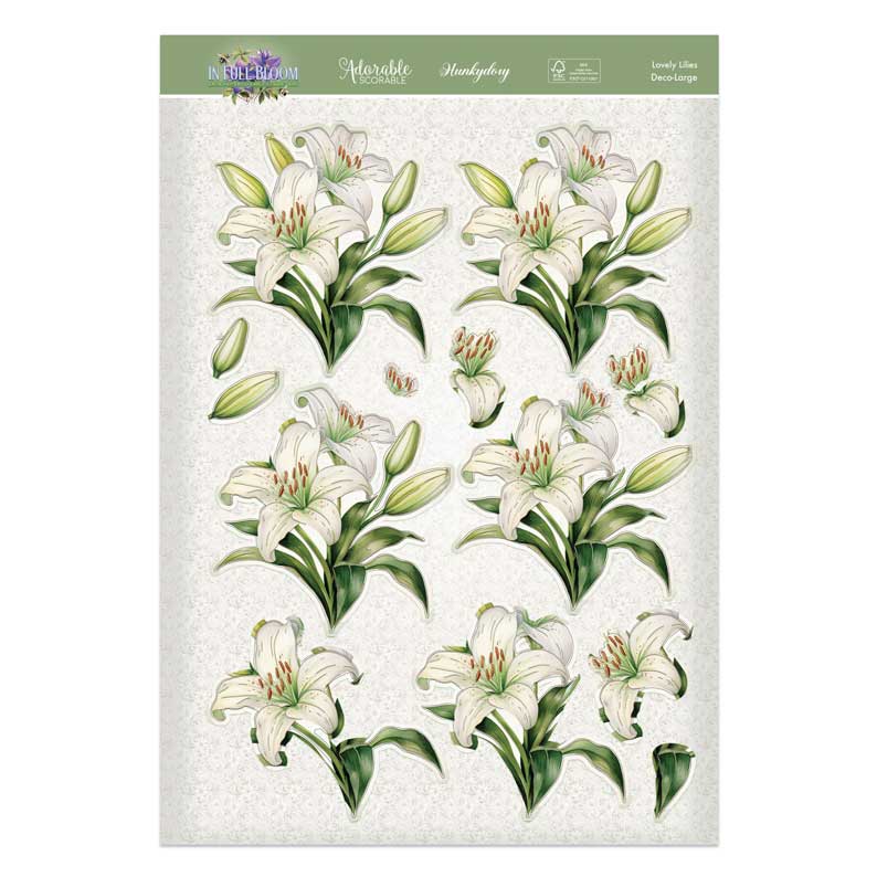 In Full Bloom Deco-Large Set - Lovely Lilies-3