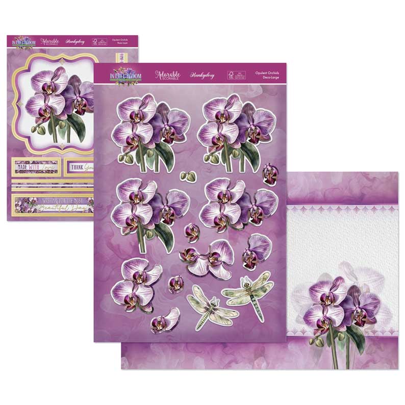 In Full Bloom Deco-Large Set - Opulent Orchids-1