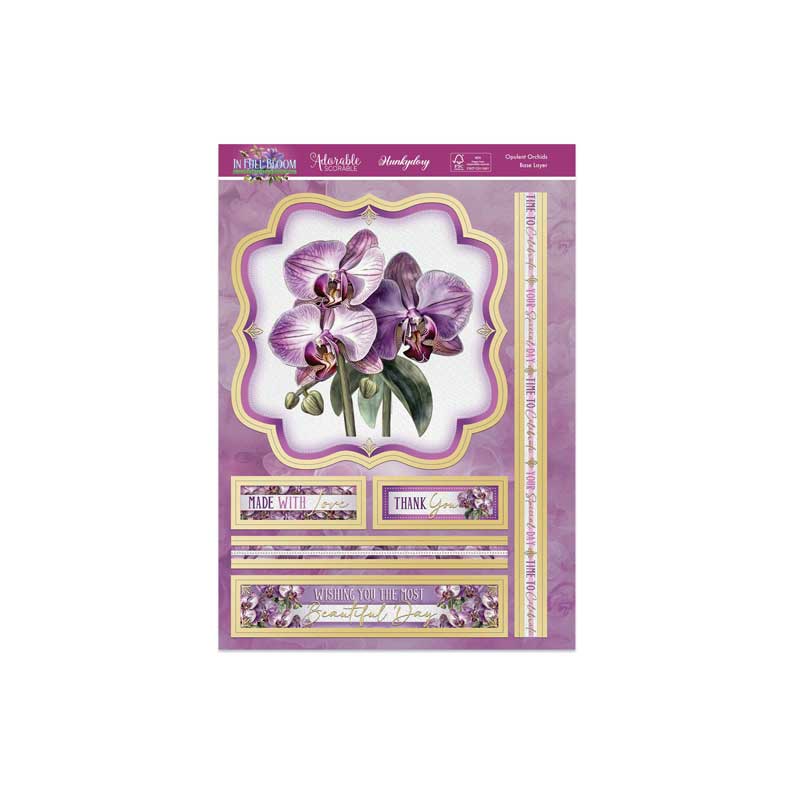 In Full Bloom Deco-Large Set - Opulent Orchids-2