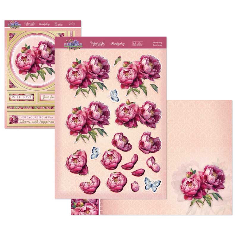In Full Bloom Deco-Large Set - Peony Posy-1