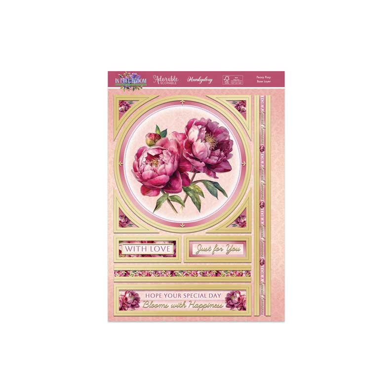 In Full Bloom Deco-Large Set - Peony Posy-2