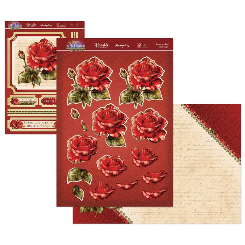 In Full Bloom Deco-Large Set - Roses are Red-1
