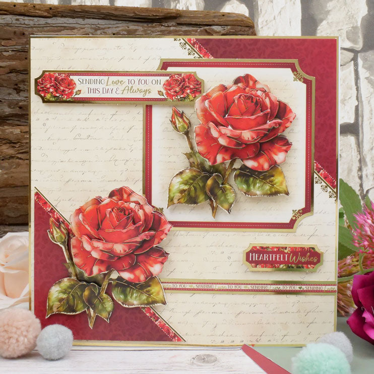 In Full Bloom Deco-Large Set - Roses are Red-7