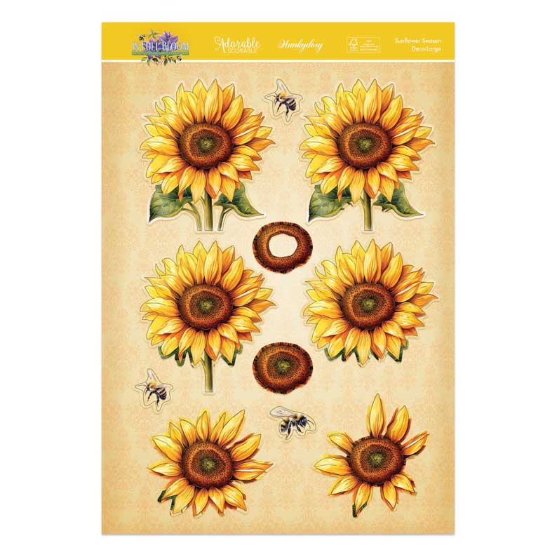 In Full Bloom Deco-Large Set - Sunflower Season-3