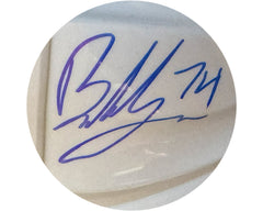 Bobby McMann Autographed Toronto Maple Leafs White Bauer Replica Helmet-2