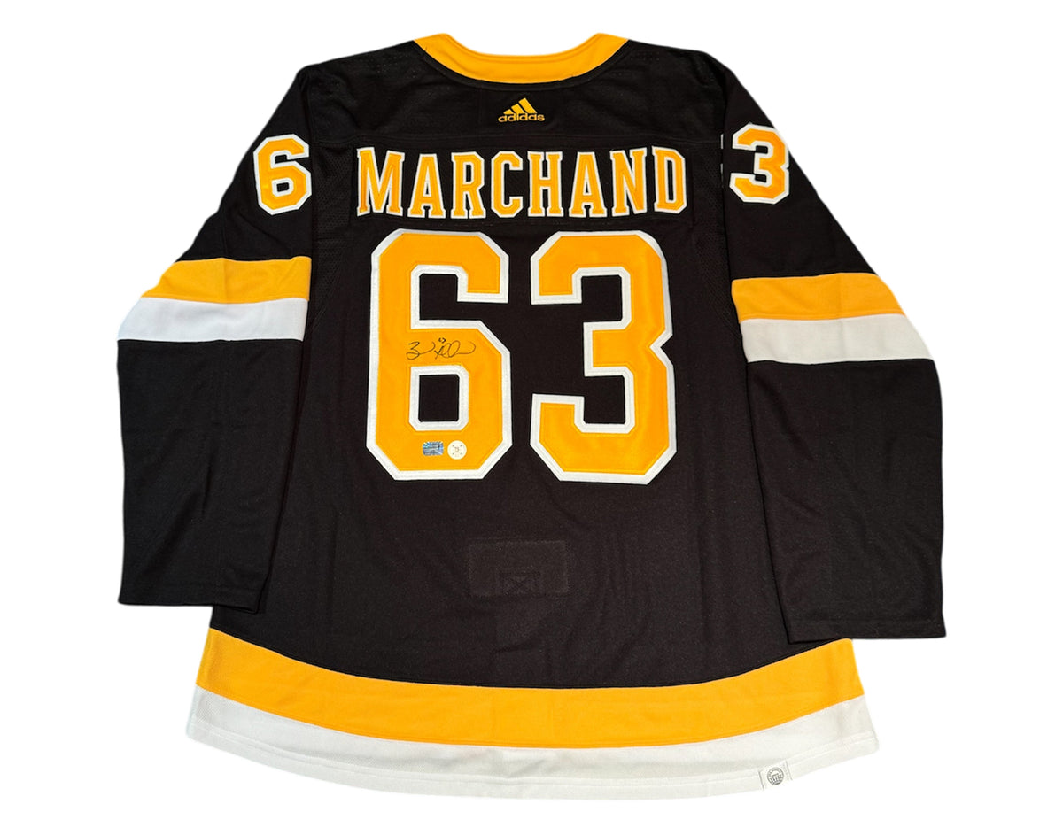 Brad Marchand Autographed Boston Bruins Alternate Black Adidas Jersey-1
