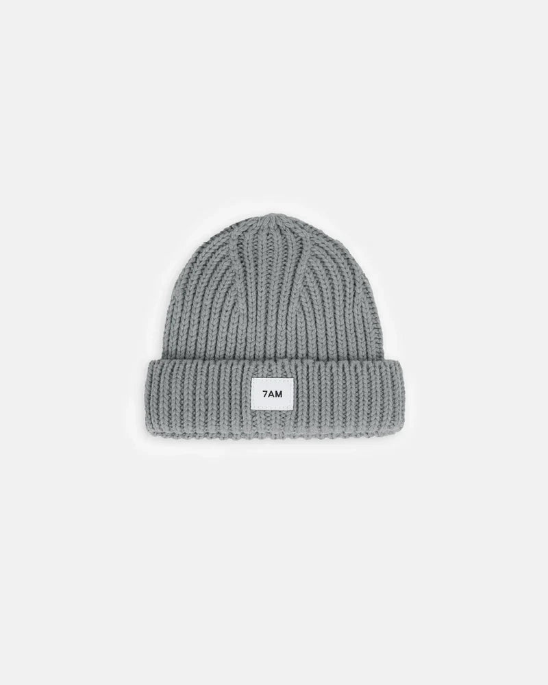 Chunky Beanie | Heather Grey | 7am-1