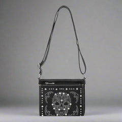 BOL Cross Body Sugar Skull Faux Leather Handbag-5