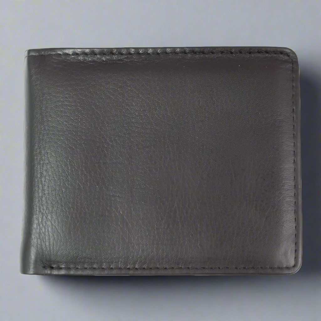 BOL Men's Billfold Flip Up Leather Wallet-1