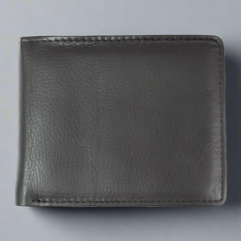 BOL Men's Billfold Flip Up Leather Wallet-1