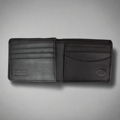 BOL Men's Billfold Flip Up Leather Wallet-2